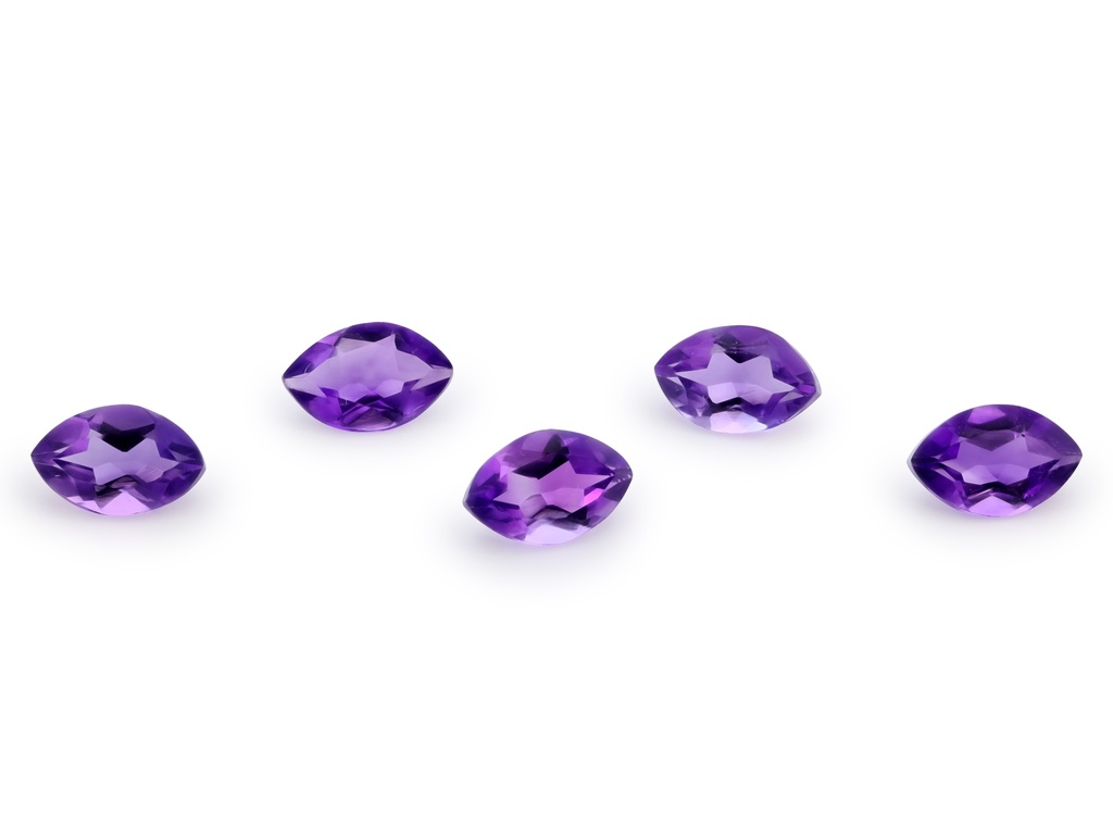 [QAMB0604M] Amethyst 6x4mm Marquise Mid to Strong Colour 