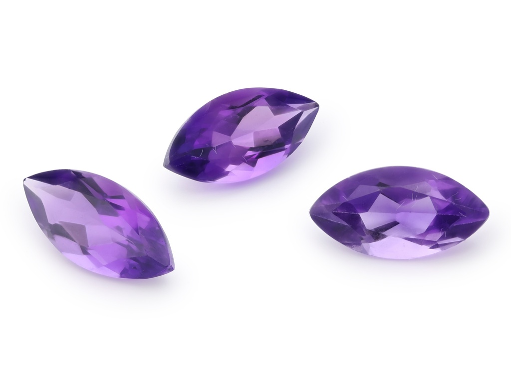 [QAMB1206M] Amethyst 12x6mm Marquise Mid to Strong Colour 