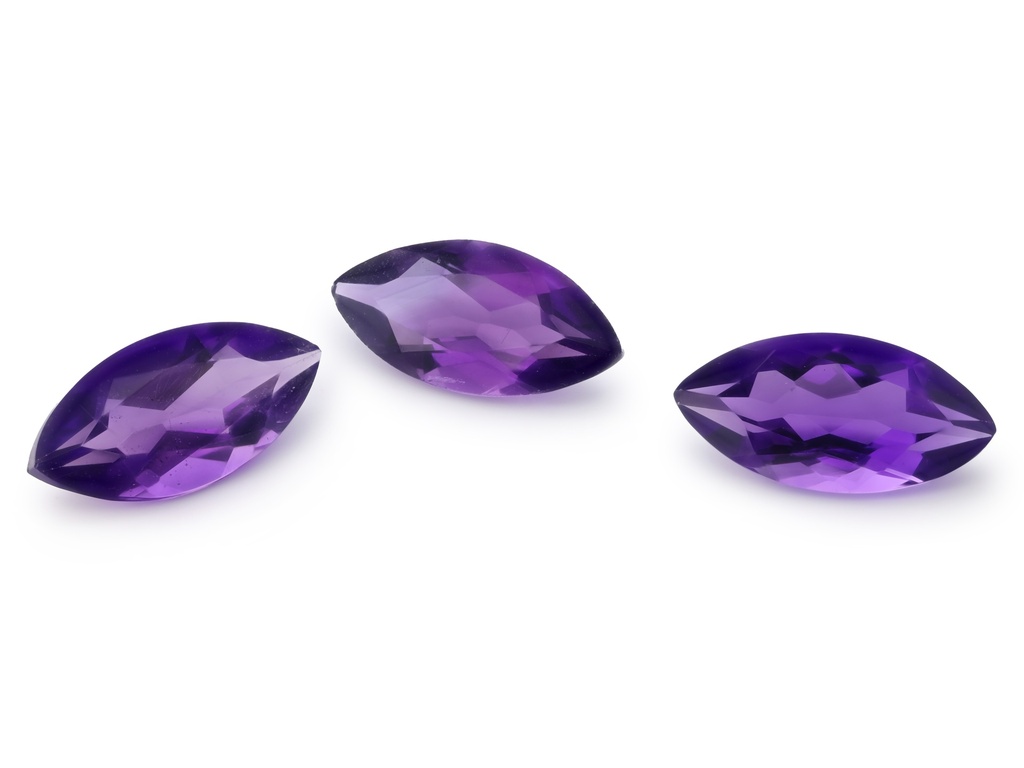 [QAMB1306M] Amethyst 13x6.5mm Marquise Mid to Strong Colour 