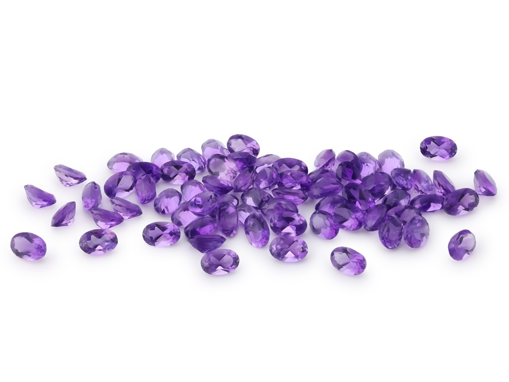 [QAVB0302M] Amethyst 3x2mm Oval Mid to Strong Colour 