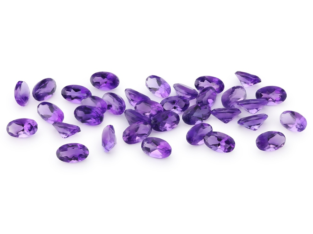 [QAVB0503M] Amethyst 5x3mm Oval Mid to Strong Colour 