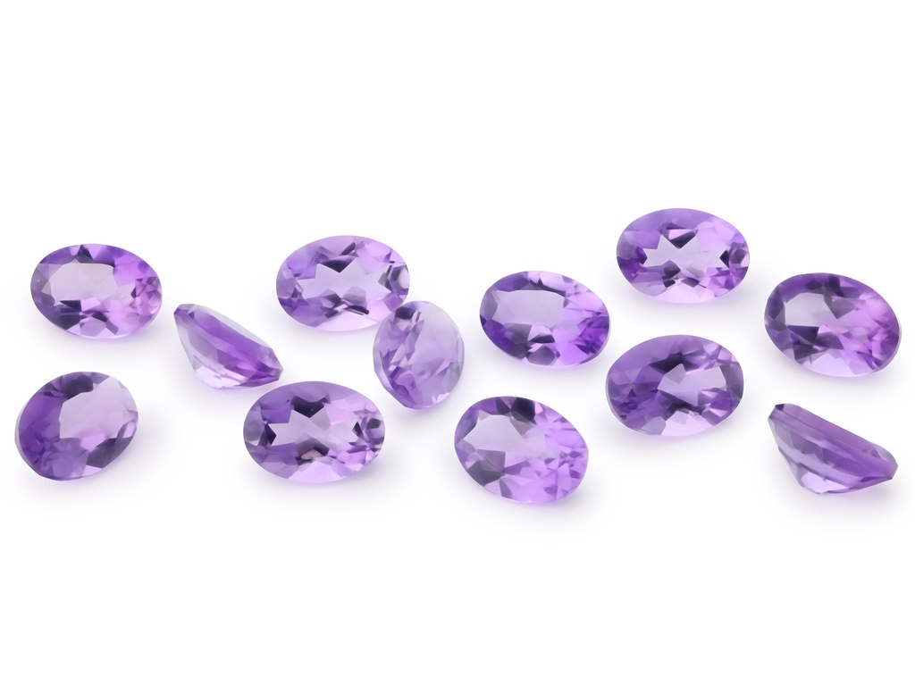 [QAVB0705M] Amethyst 7x5mm Oval Mid