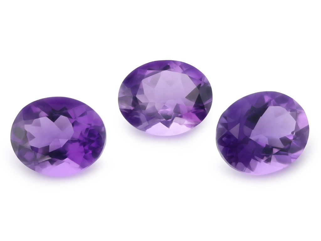 [QAVB1109M] Amethyst 11x9mm Oval Mid to Strong Colour 