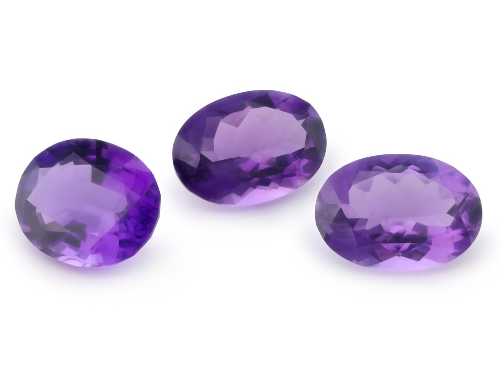 [QAVB1410M] Amethyst 14x10mm Oval Mid to Strong Colour 
