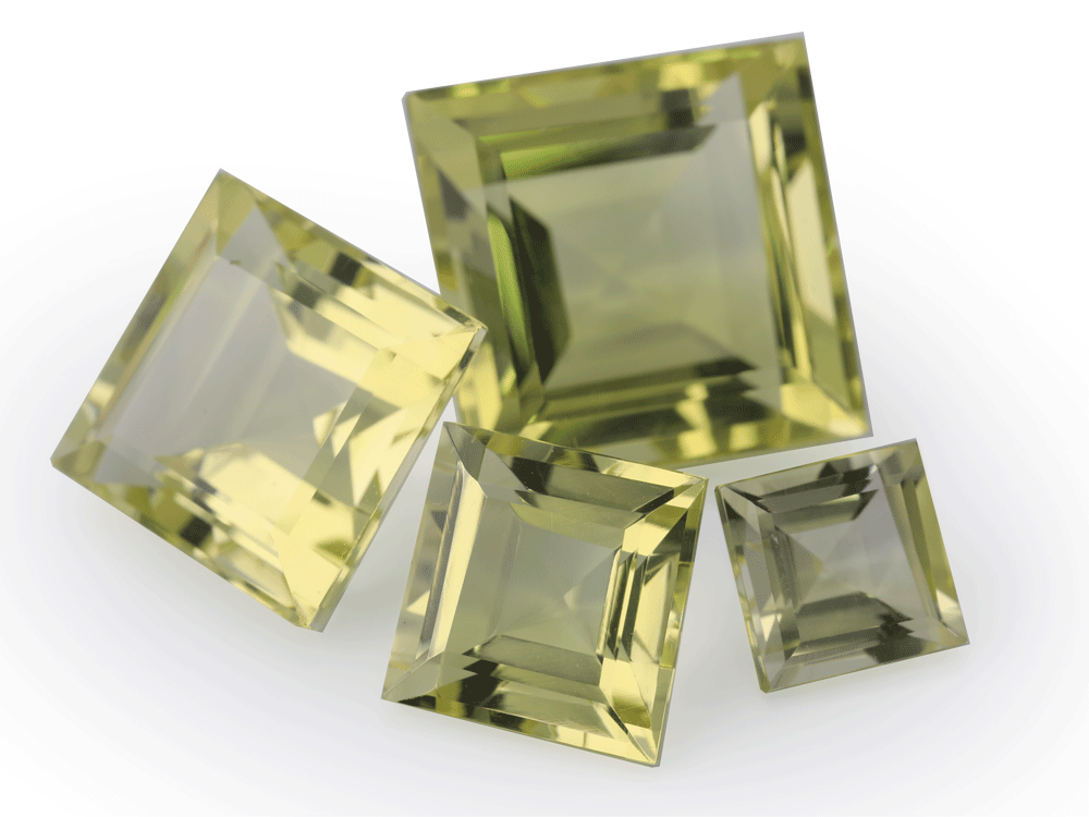 [QLQS1400] Lemon Quartz 14mm Carre Cut