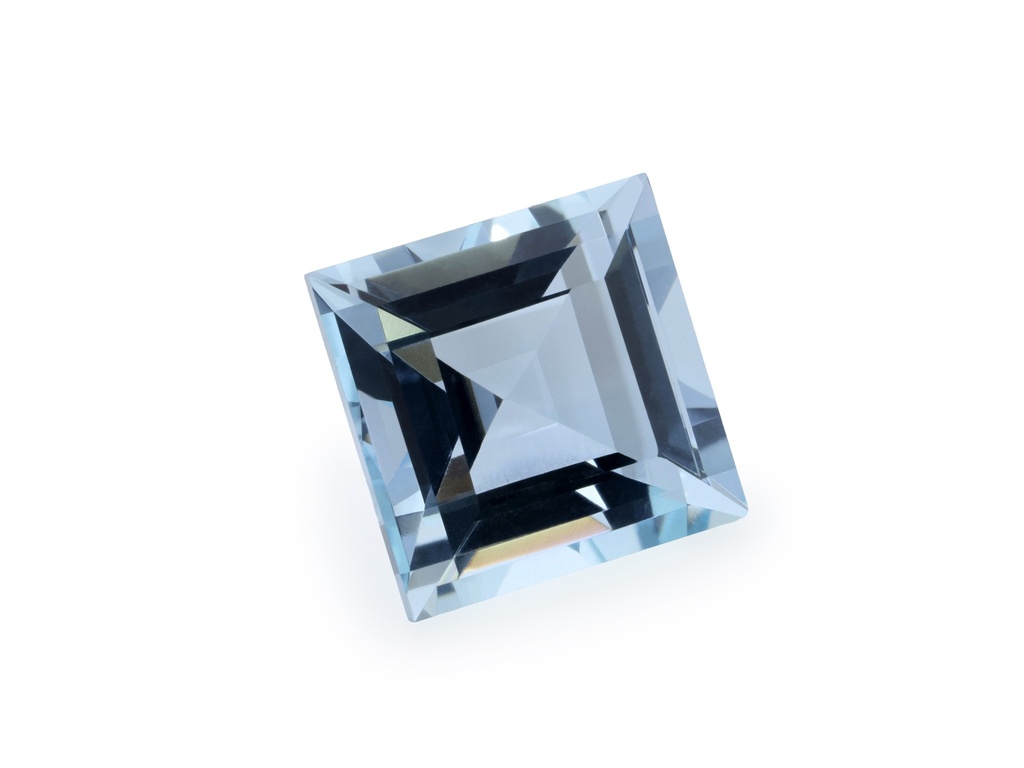 [BAQS0700] Aquamarine 7.00mm Carre Cut Light Blue
