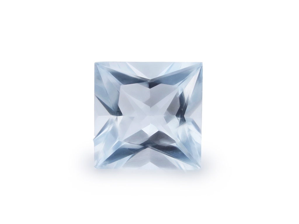 [BAQP0700] Aquamarine 7.00mm Princess Cut Light Blue