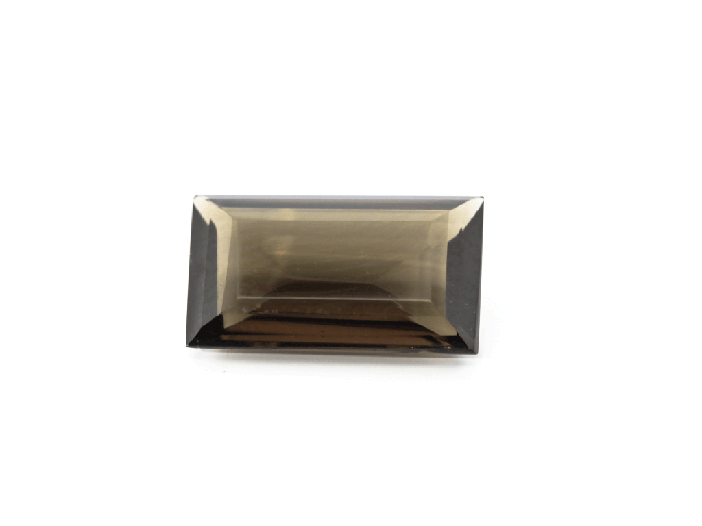 [QSBS1408] Smoky Quartz 14x8mm Baguette