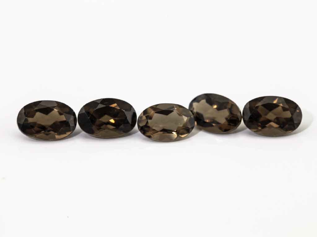 [QSVB0604] Smoky Quartz 6x4mm Oval 