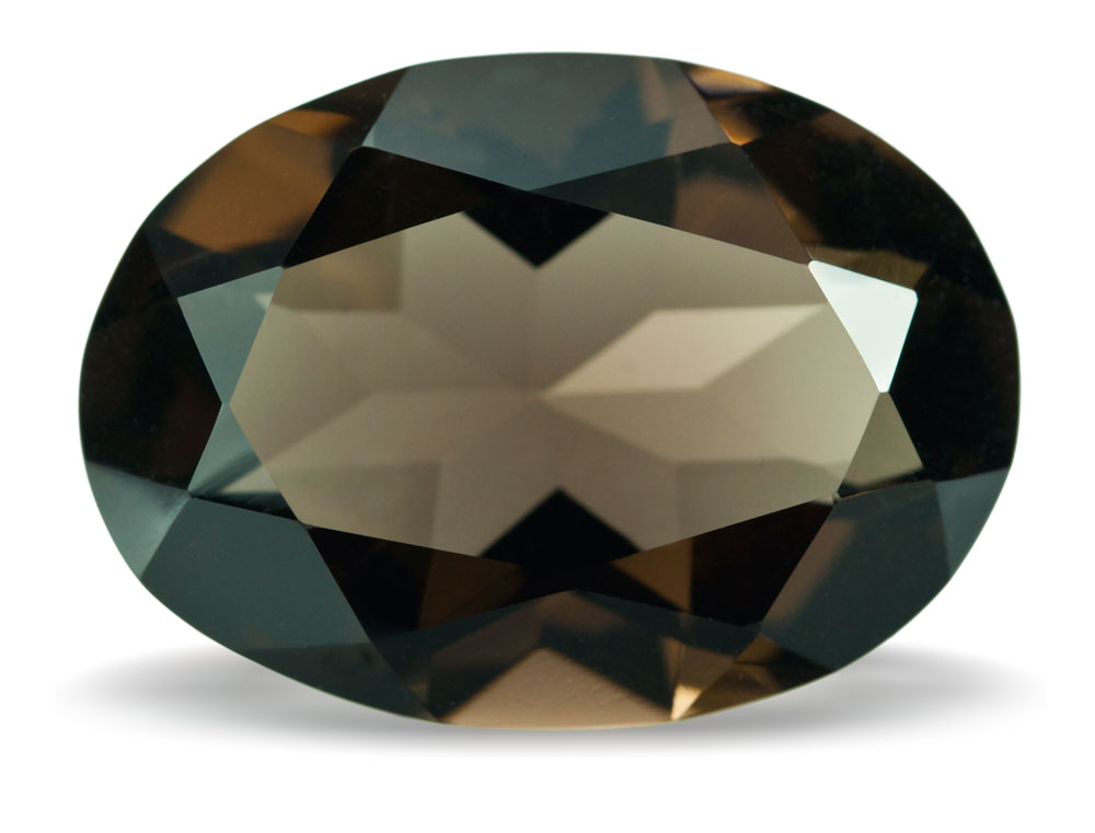 [QSVB2518] Smoky Quartz 25x18mm Oval 