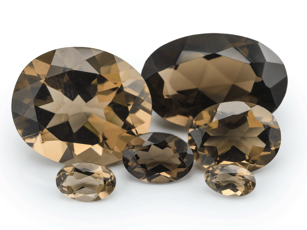 [QSVB3625] Smoky Quartz 36x25mm Oval