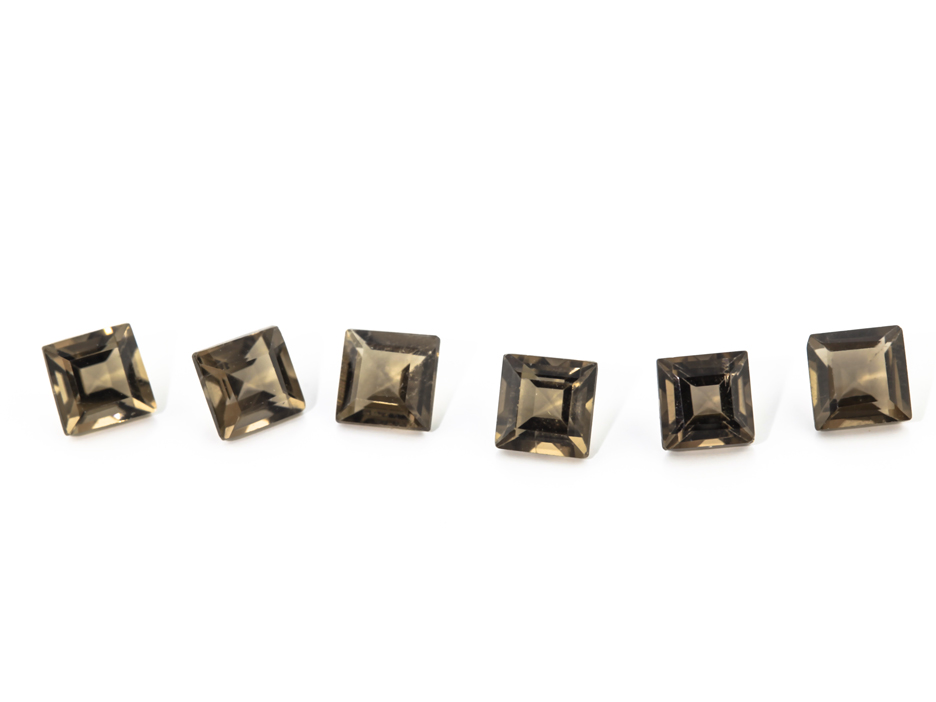 [QSQS0300] Smoky Quartz 3.00mm Carre Cut