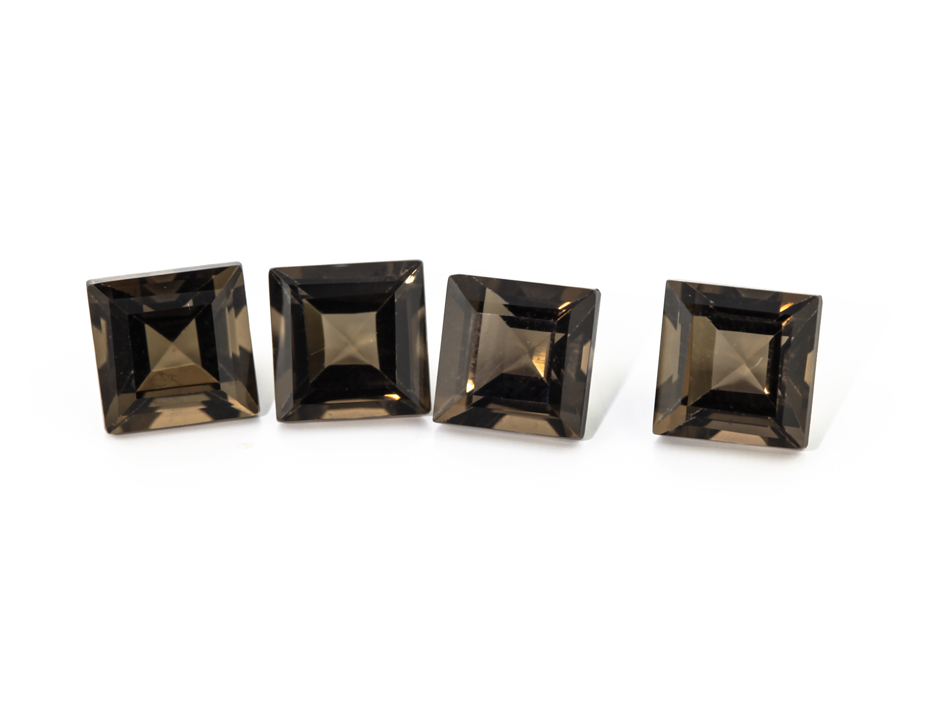 [QSQS0500] Smoky Quartz 5.00mm Carre Cut