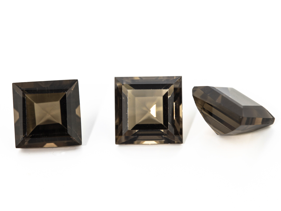 [QSQS0700] Smoky Quartz 7.00mm Carre Cut