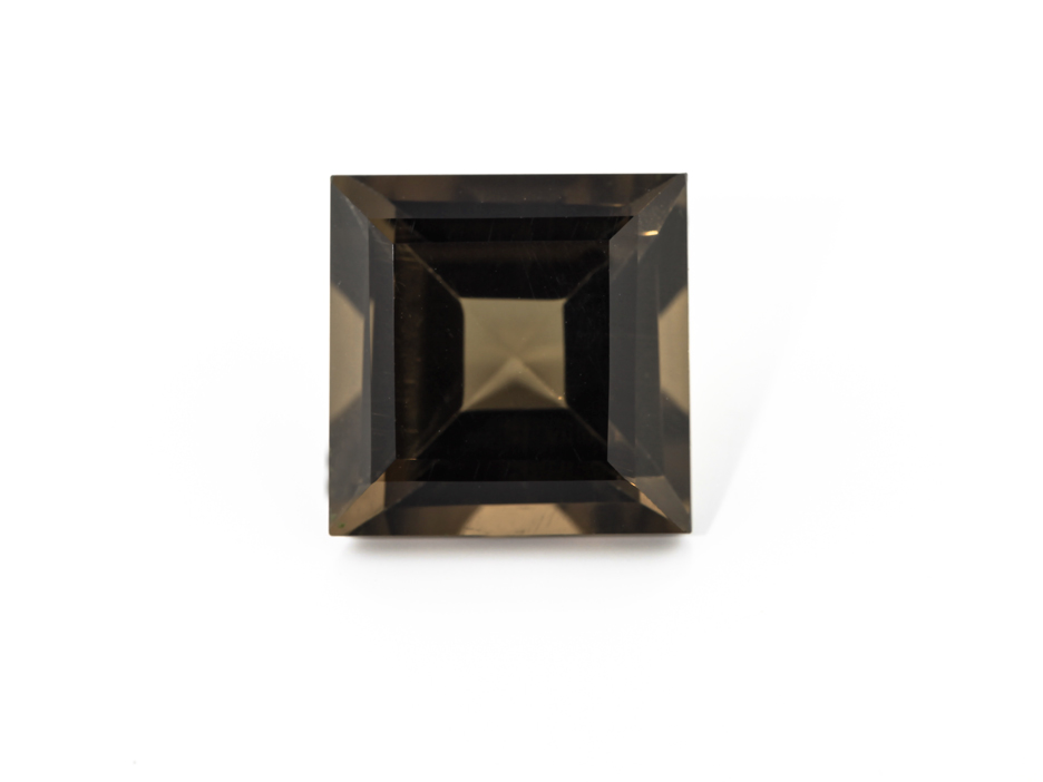 [QSQS1000] Smoky Quartz 10mm Carre Cut