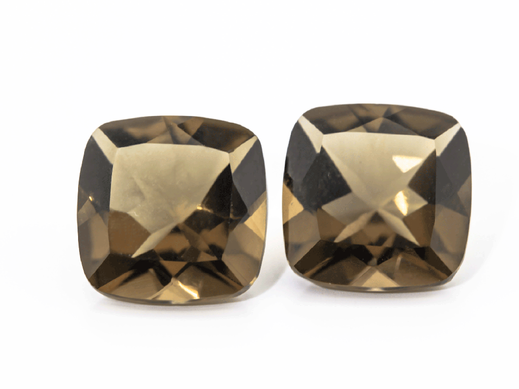 [QSAB1400] Smoky Quartz 14mm Square Cushion 