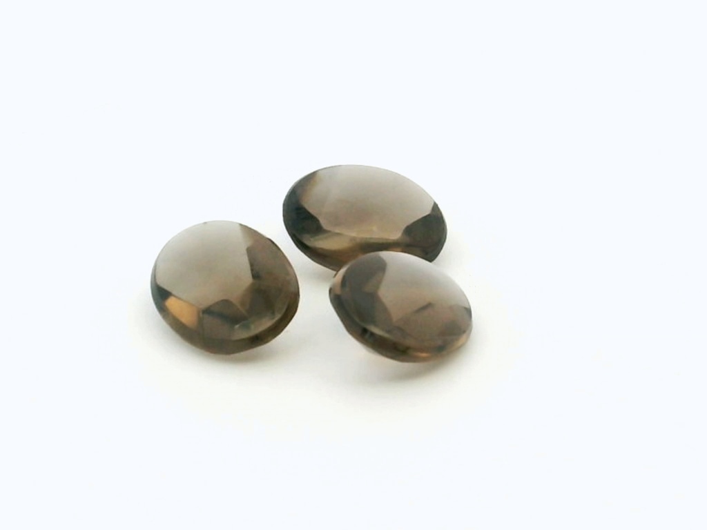 [QSVT0907] Smoky Quartz 9x7mm Oval Buff Top 