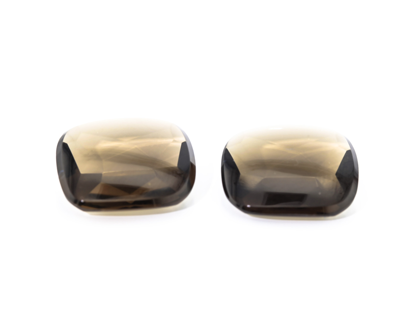 [QSVT1612] Smoky Quartz 16x12mm Oval Buff Top 