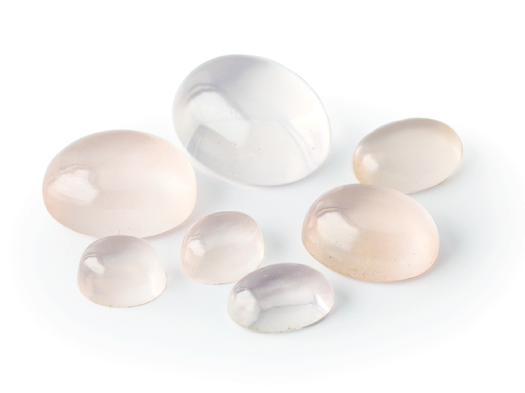[QRVC0907] Rose Quartz 9x7mm Oval Cabochon