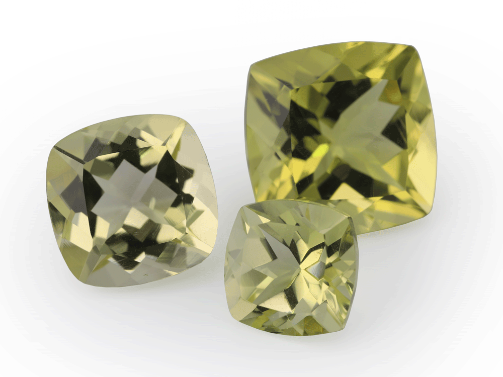 [QLAB1200] Lemon Quartz 12mm Square Cushion