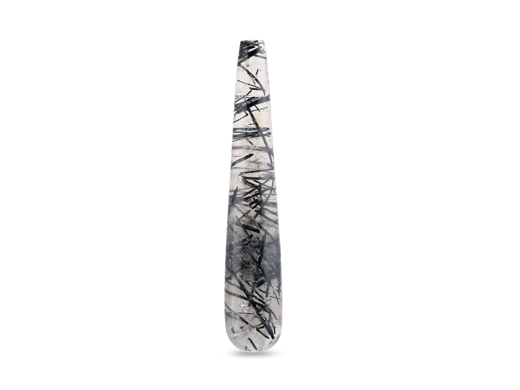 [QZX3849Z] Tourmalated Quartz 49x9mm Single Drop