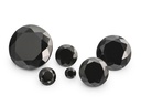 Cubic Zirconia 3.00mm Round Black