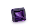 Amethyst 10.2x9.8mm Emerald Cut Dark