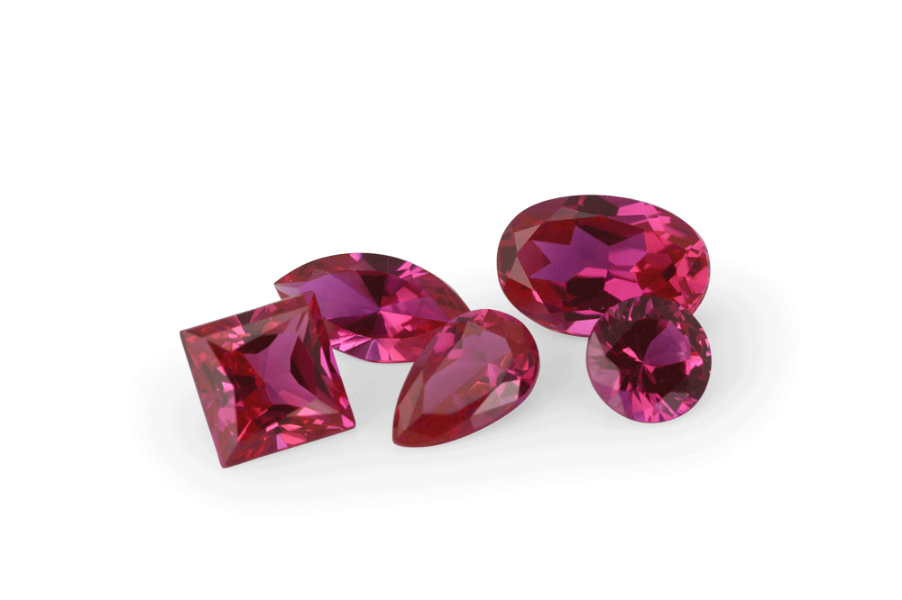 [YRMB0603S2] Synthetic Ruby 6x3mm Marquise Bright Red Signity 