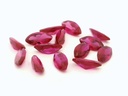 Synthetic/Lab Grown Ruby 10x5mm Marquise Dark Pink