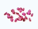Synthetic Ruby 4x3mm Oval Dark Pink Red