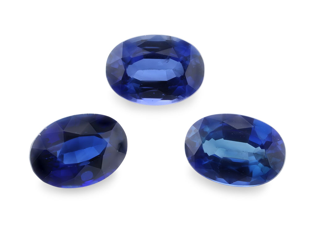 [SCVB0604] Ceylon Sapphire 6x4mm Oval Dark Blue