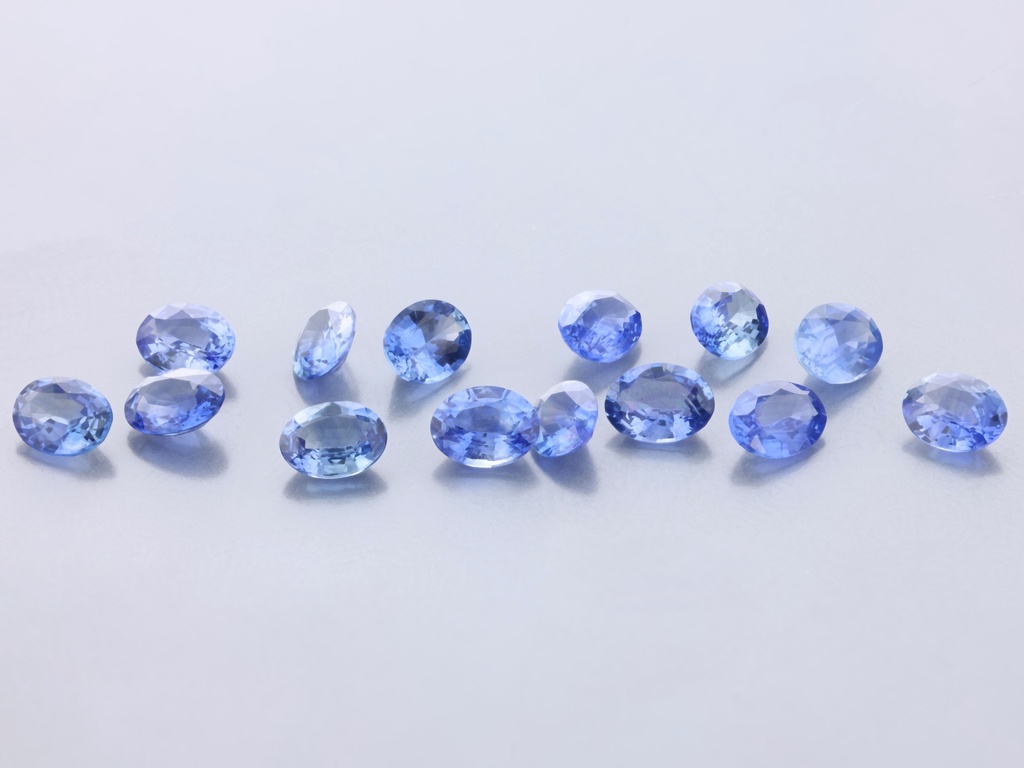 [SCVB0403D] Ceylon Sapphire 4x3mm Oval Light-to-Mid Blue