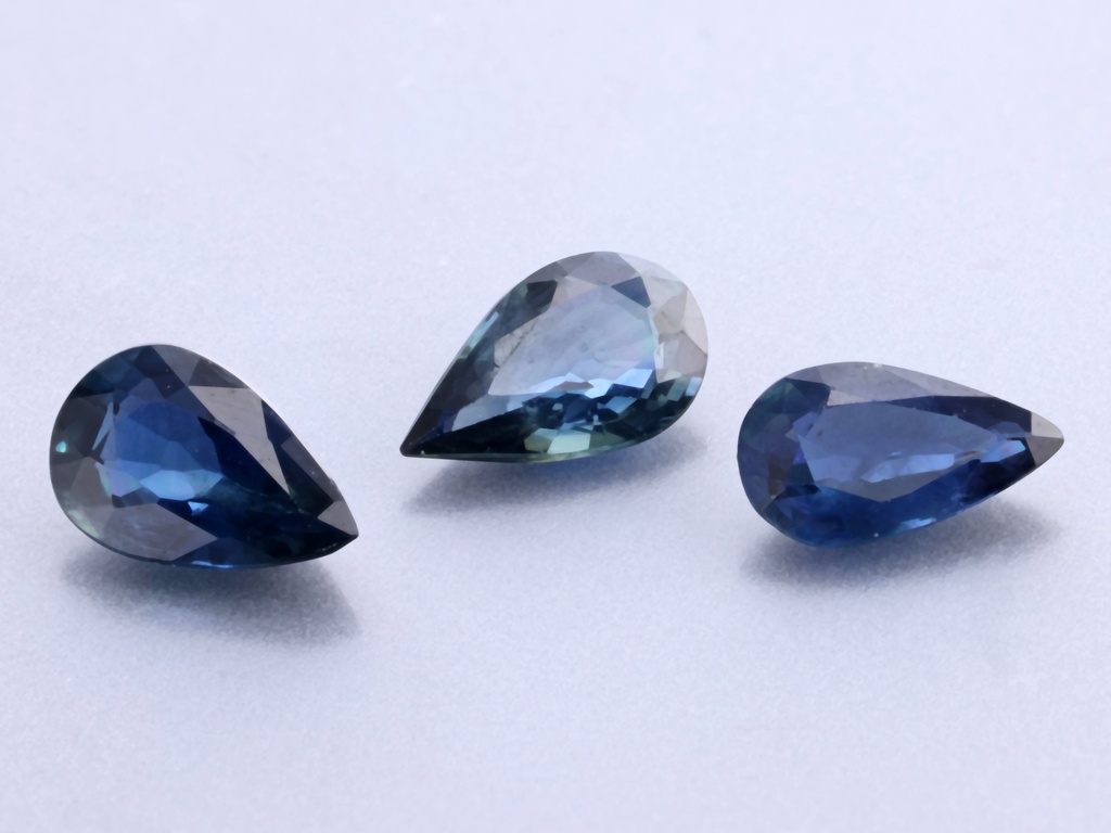 Australian Sapphire 5x3mm +/- Pear Shape Blue
