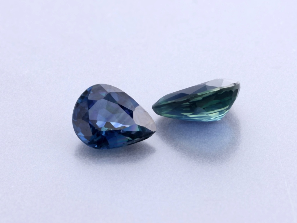 Australian Sapphire 4.5x3.5mm +/- Pear Shape Blue