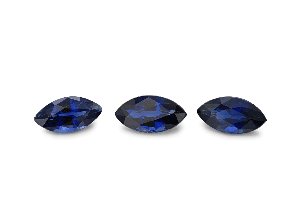 [SAMB0603B] Australian Sapphire 6x3mm Marquise Blue