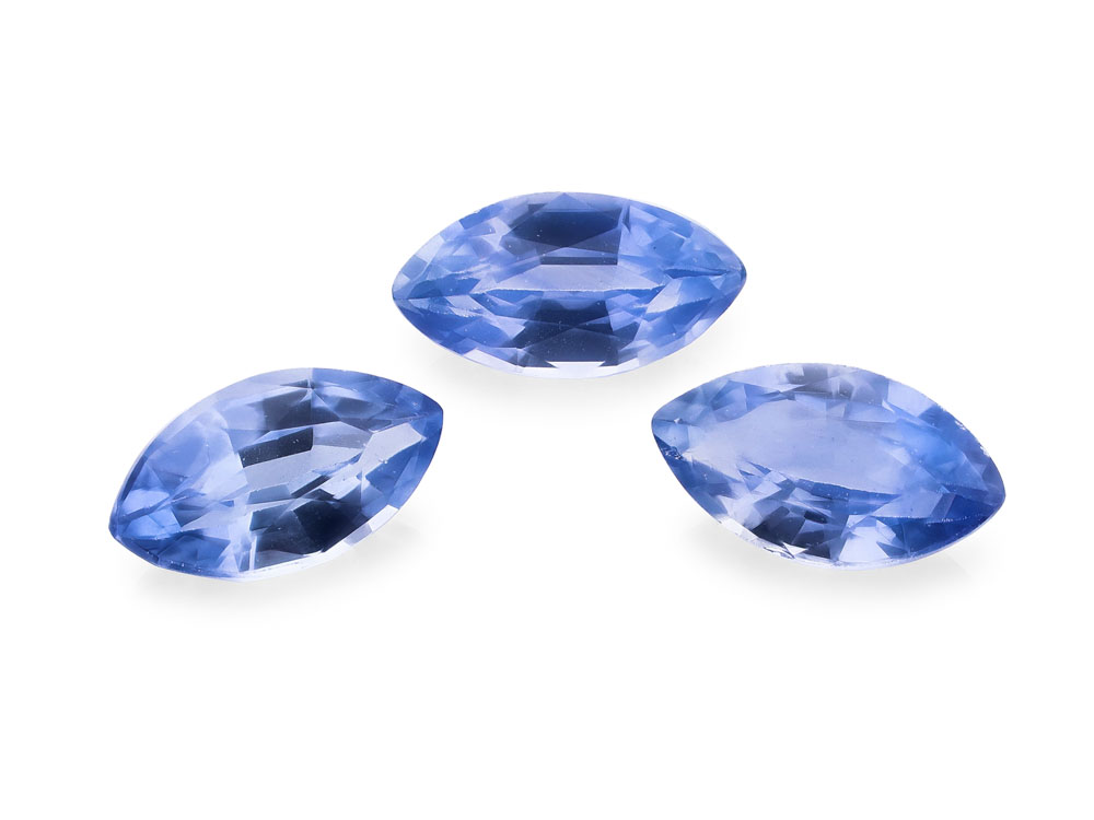 Ceylon Sapphire 5x2.5mm Marquise Light to Mid Blue