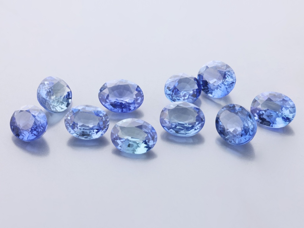 [SCVB0504A] Ceylon Sapphire 5x4mm Oval Mid Blue