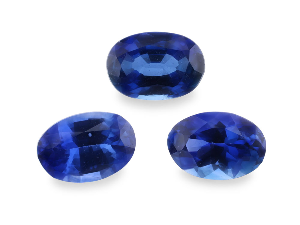 [SCVB0605] Ceylon Sapphire 6x5mm Oval Dark Blue