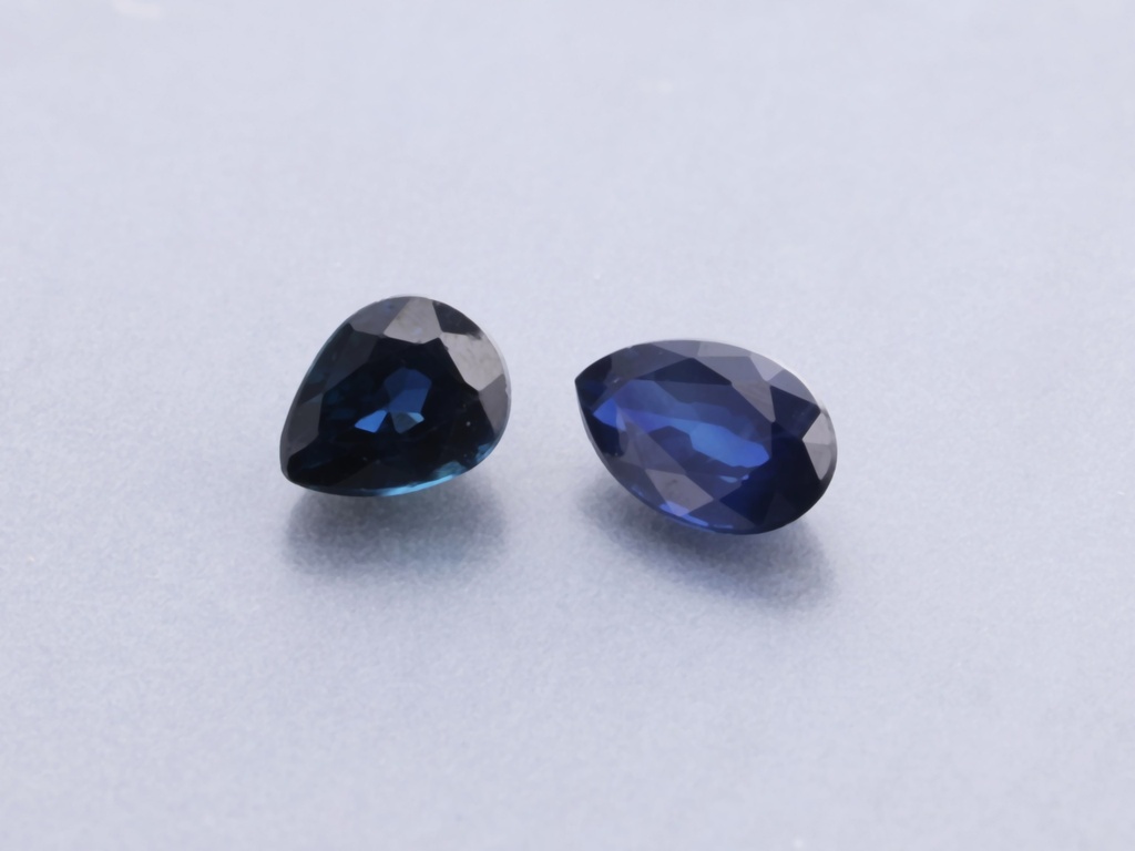 [SAPB0302] Australian Sapphire 3x2mm +/- Pear Shape Blue