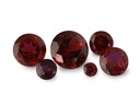 Synthetic Ruby 7.50mm Round Dark Red