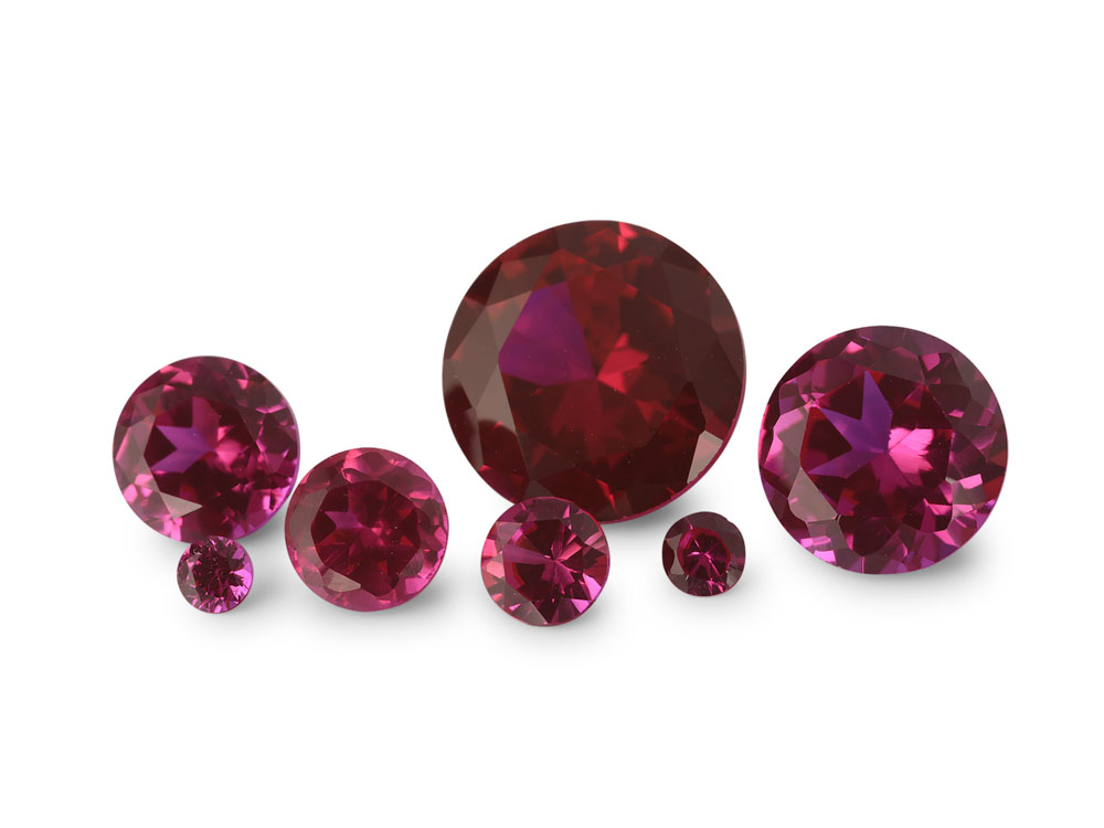 Synthetic/Lab Grown Ruby 16mm Round Bright Red