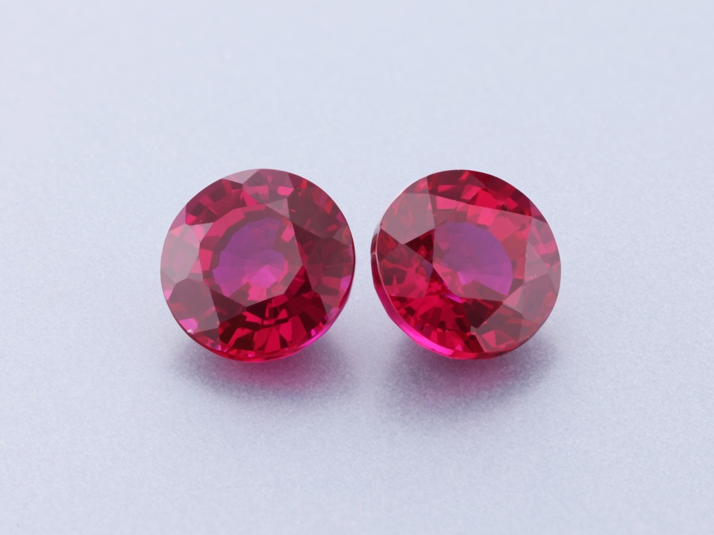 Synthetic/Lab Grown Ruby 5.00mm Round