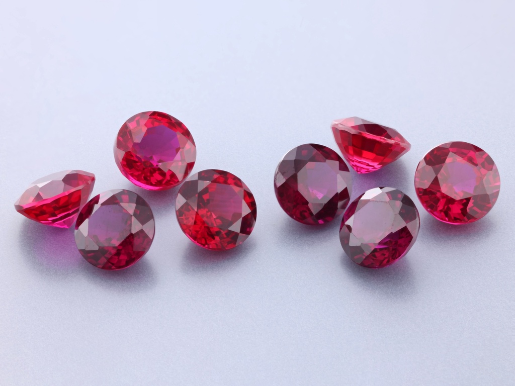 Synthetic/Lab Grown Ruby 5.50mm Round
