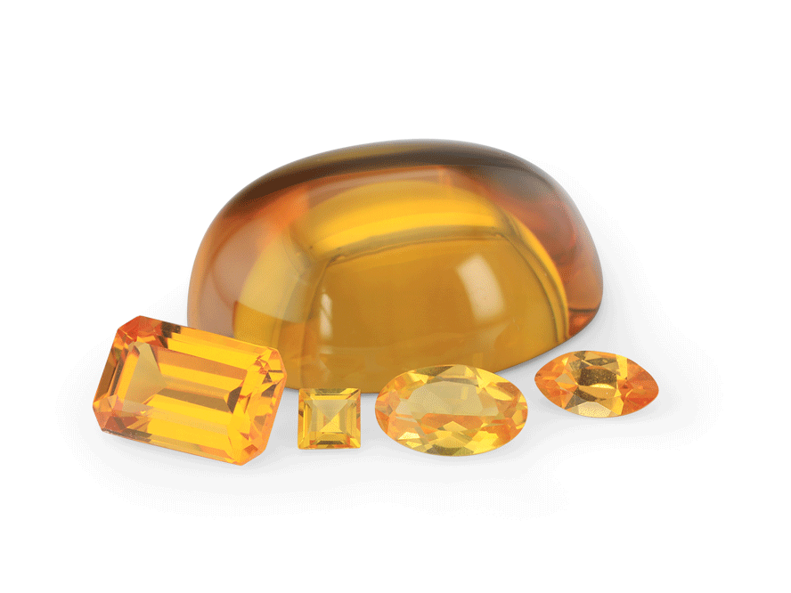 Synthetic/Lab Grown Sapphire 4.50mm Round Yellow