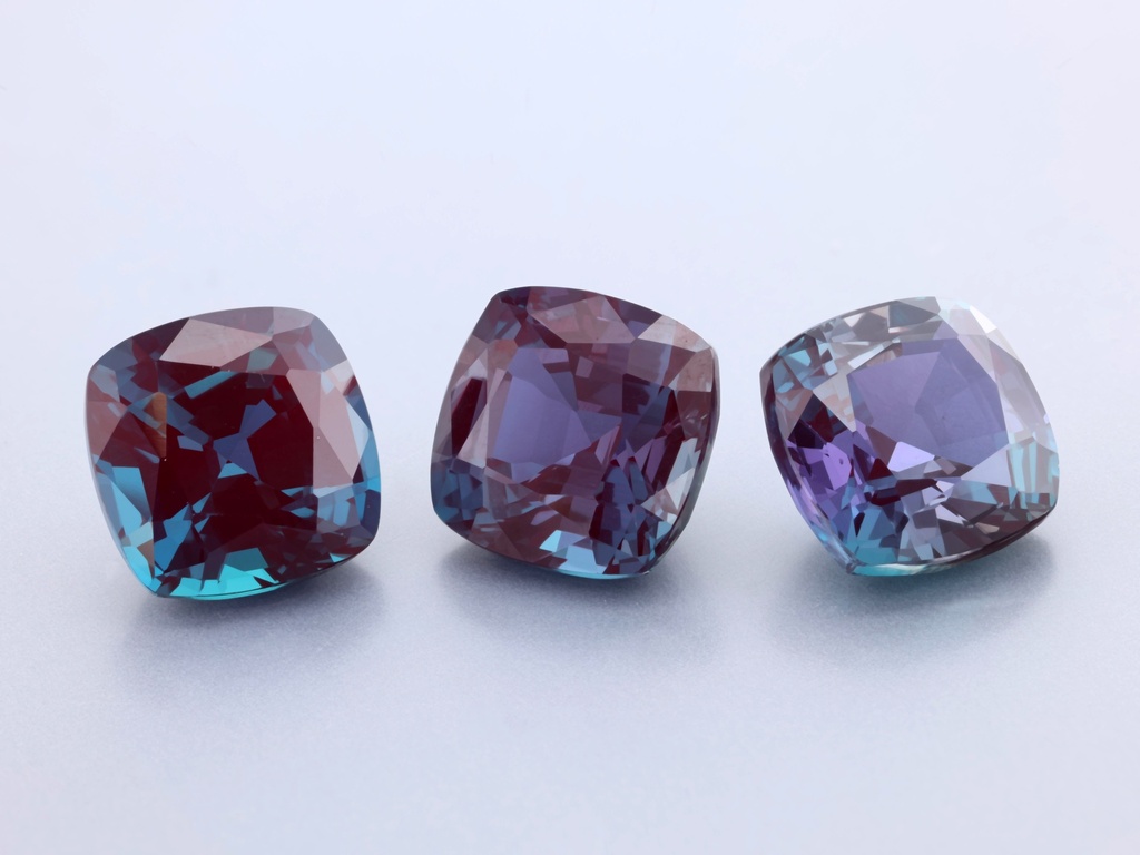 Synthetic Alexandrite Chrysoberyl 8.00mm Square Cushion