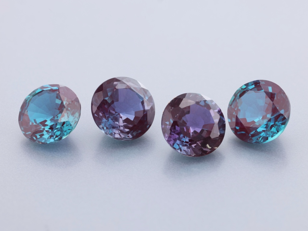 Synthetic Alexandrite Chrysoberyl 5.00mm Round