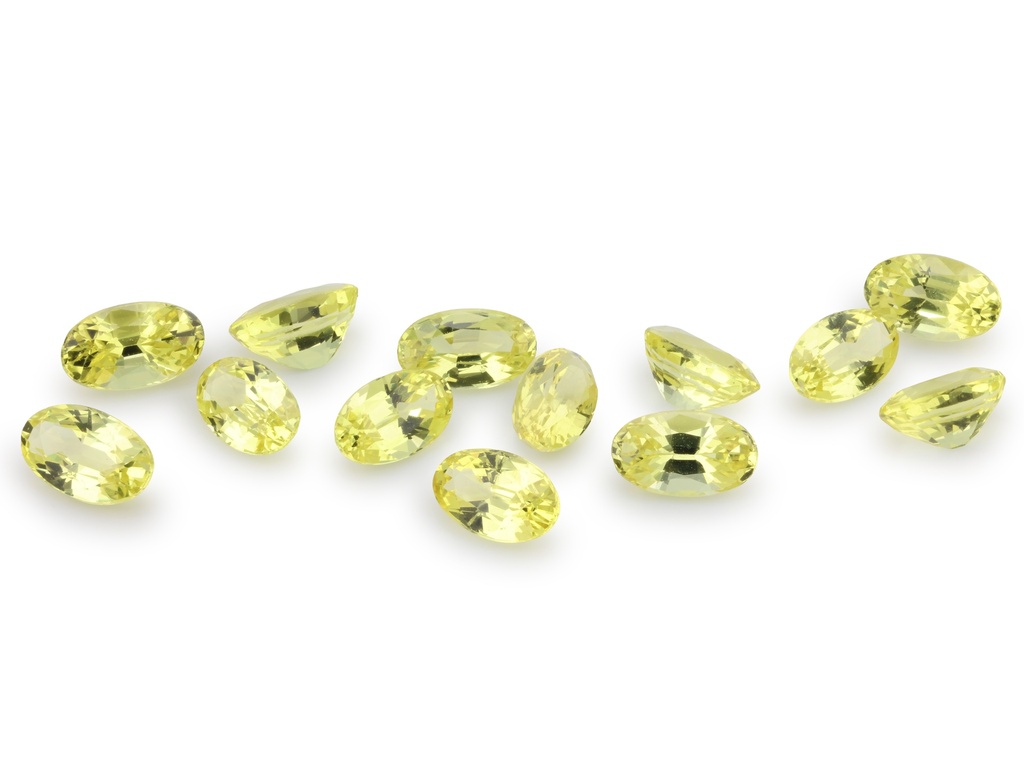 [SYV0503A] Sapphire 5x3mm Oval Mid Yellow