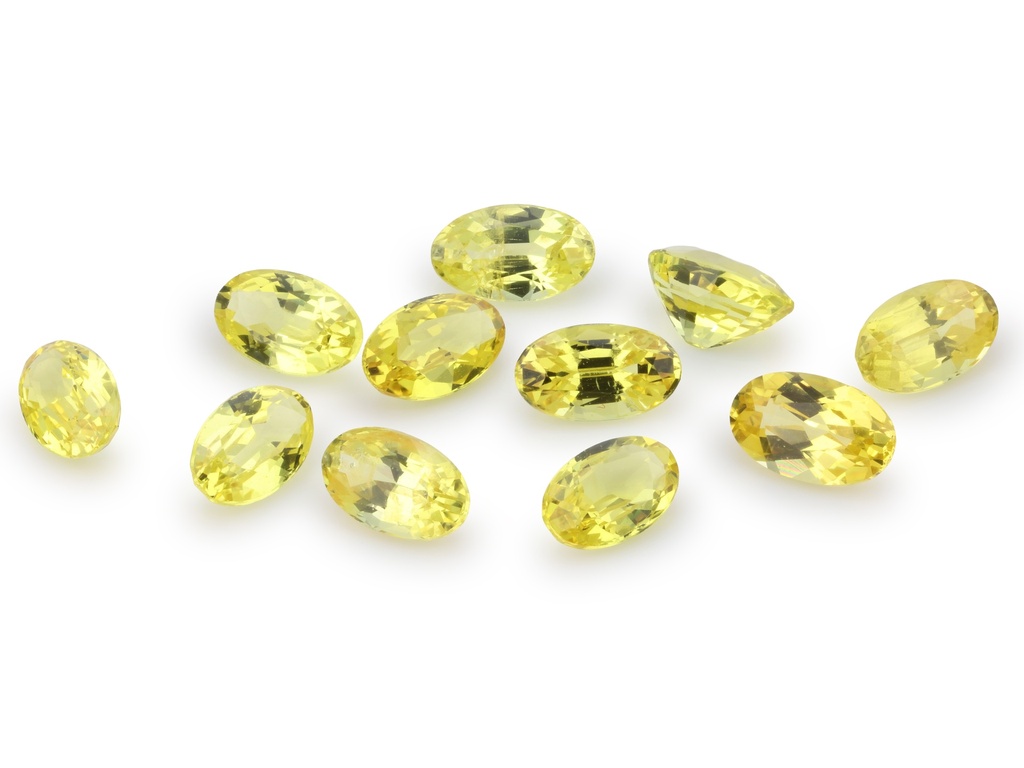 [SYV0503B] Sapphire 5x3mm Oval Yellow