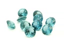 Synthetic Spinel 6.50mm Round Zircon Blue