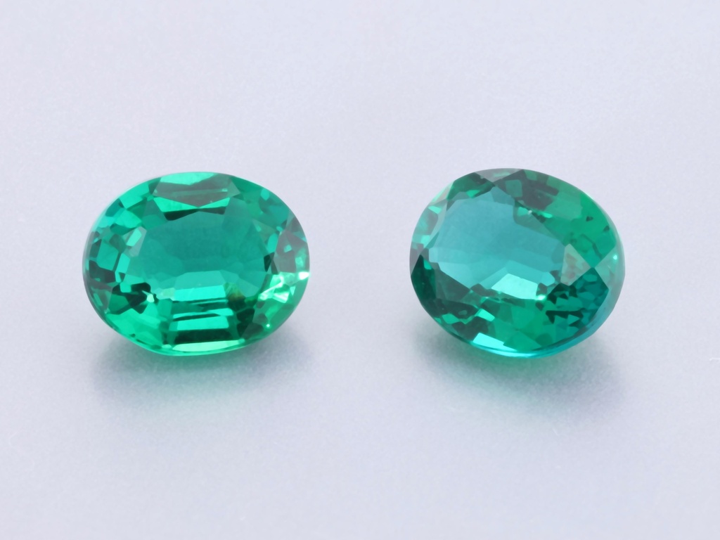 Hydrothermal/Lab Grown Emerald 6x5mm Oval